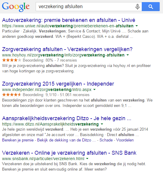 Gebruik online reviews!